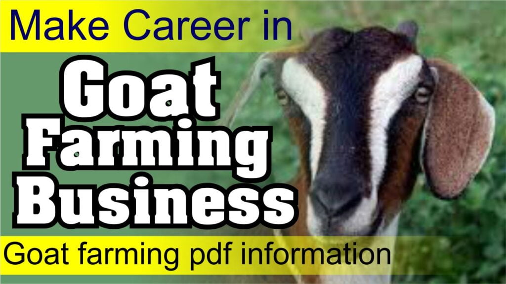 goat farming business plan pdf in marathi