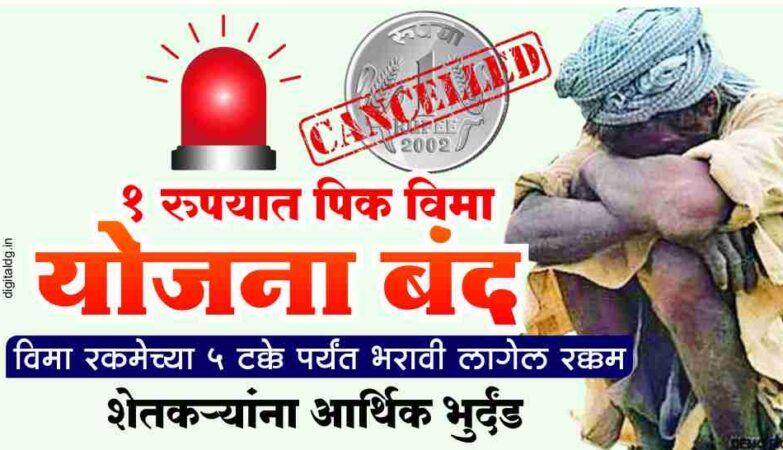 रुपयात पिक विमा बंद