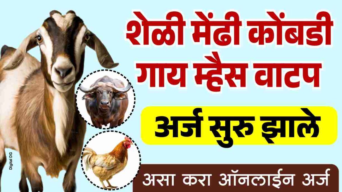 शेळी गट वाटप 2025 गाय म्हैस कुक्कुटपक्षी अनुदानासाठी ऑनलाईन अर्ज सुरु