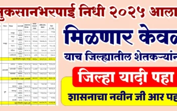 नुकसानभरपाई निधी 2025 – फक्त निवडक जिल्ह्यांतील शेतकऱ्यांना मदत, ₹3,258 कोटींचा शासन निधी – GR PDF Download