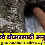 आडवे बोअर अनुदान योजना